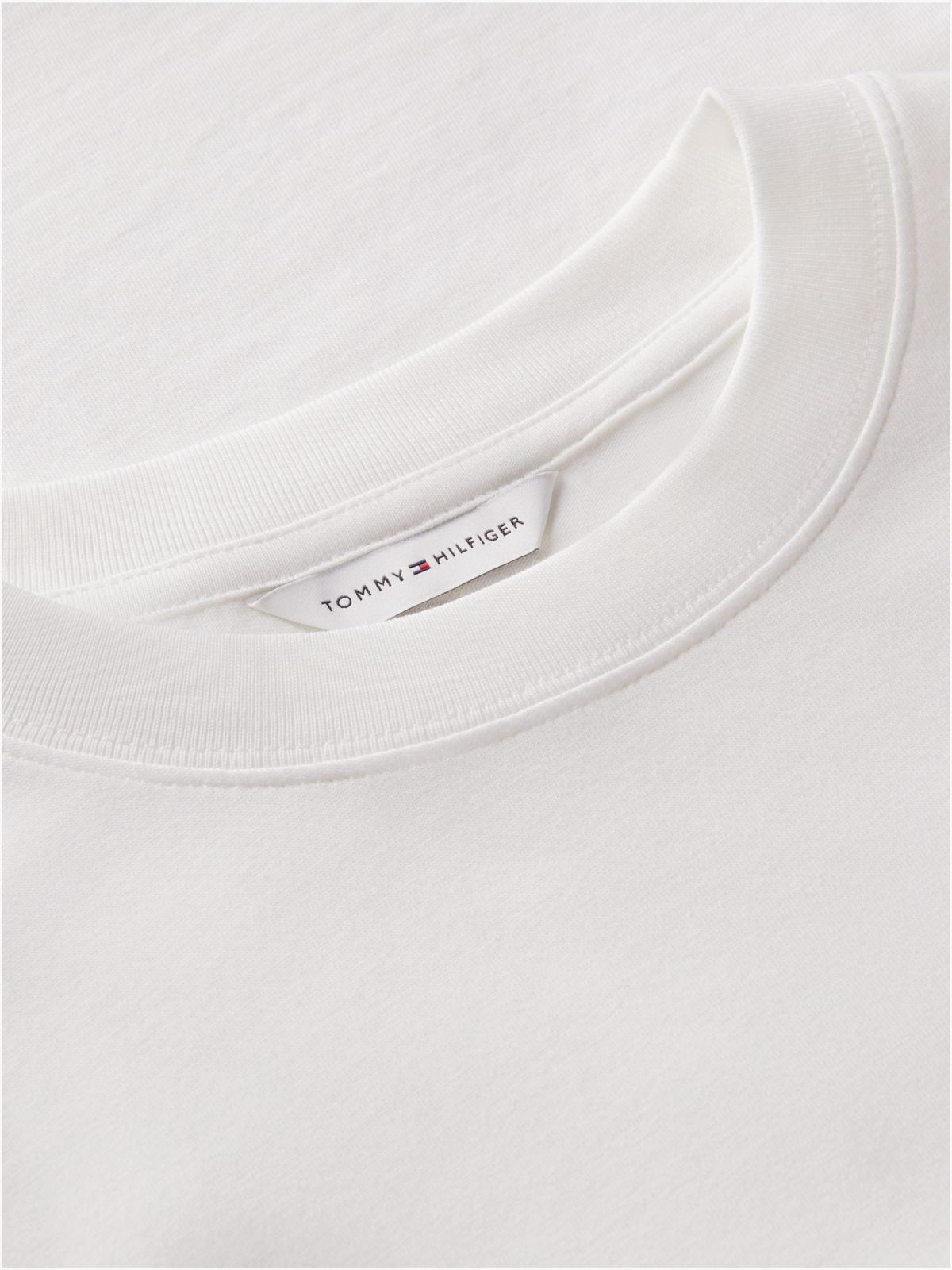 Logo Jersey Crew Neck T-Shirt — White