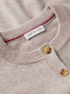 Slim Wool Blend Cardigan With Cashmere — Brown 6