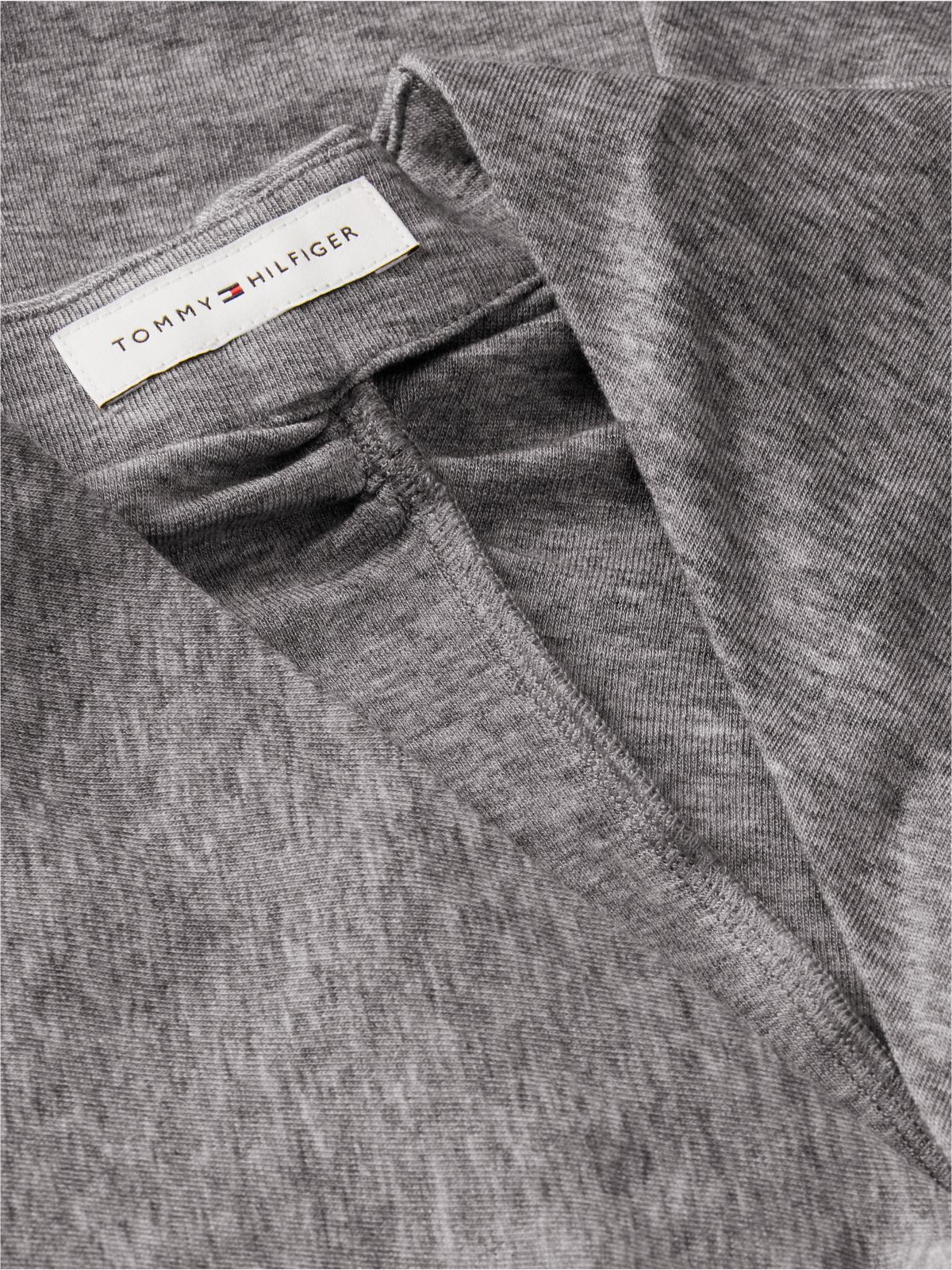 V-Neck Knot Front Cap Sleeve Top — Grey