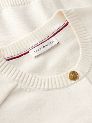 yellow slim gold-tone button jersey cardigan for women tommy hilfiger