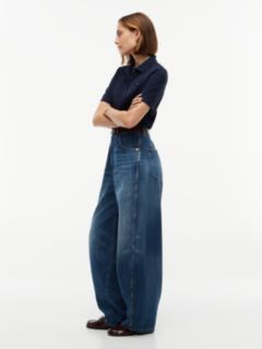 High Rise Loose Balloon Jeans — Denim 3