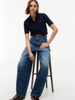 High Rise Loose Balloon Jeans — Denim 4