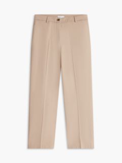 Washed Slim Straight Chinos — Beige 5
