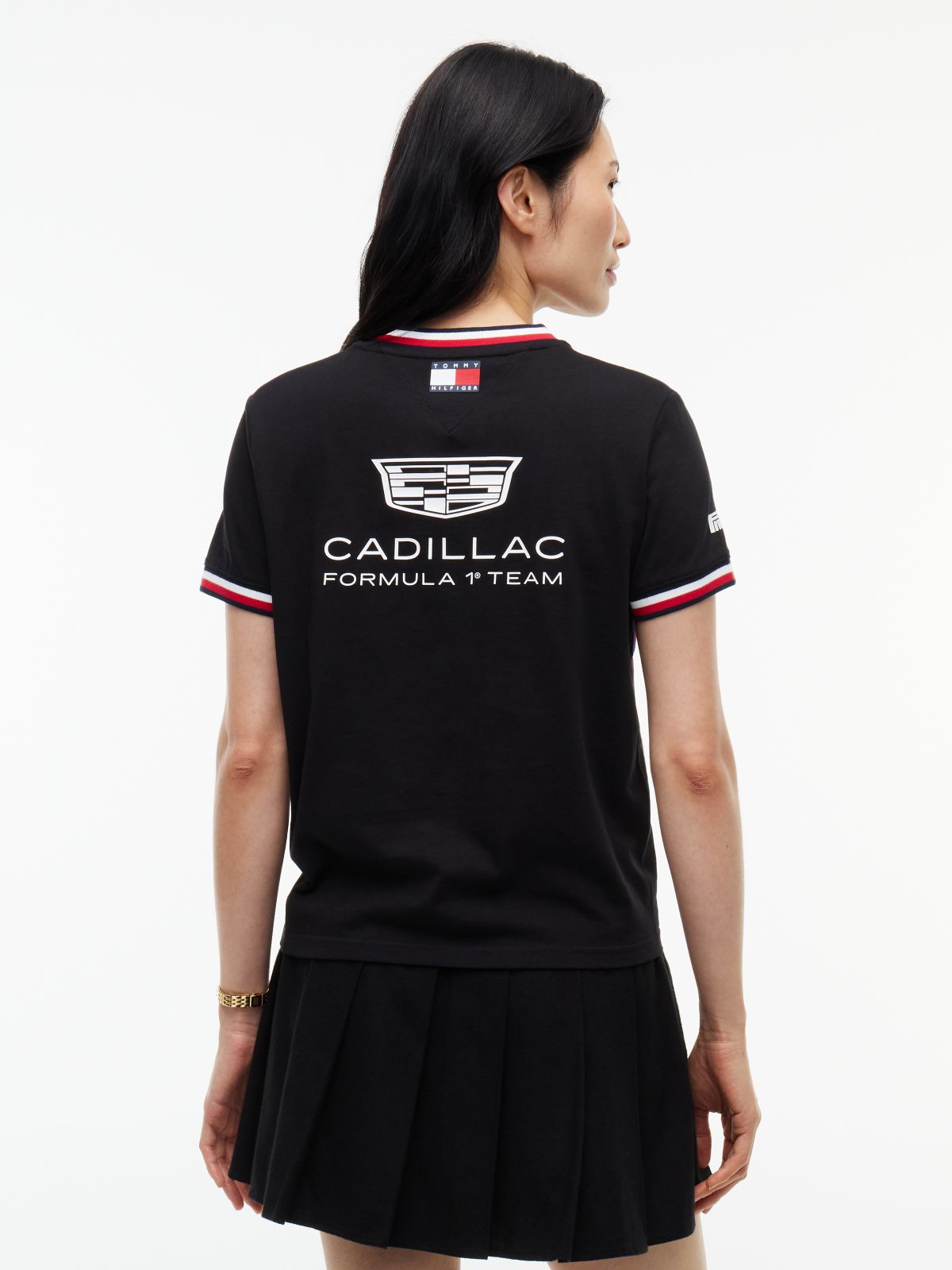 TH x Cadillac Formula 1® Team Back Logo T-Shirt — Black