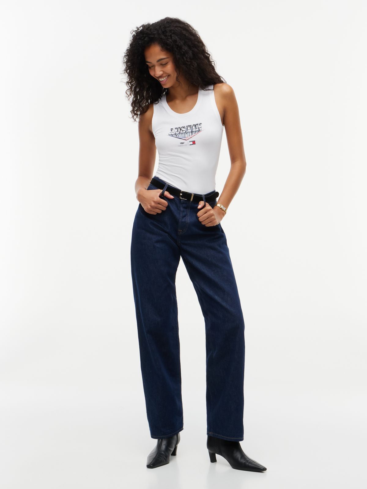 TH x Cadillac Formula 1® Team Austin Tank Top — White