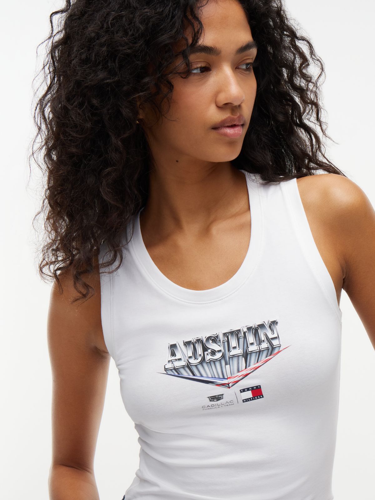TH x Cadillac Formula 1® Team Austin Tank Top — White