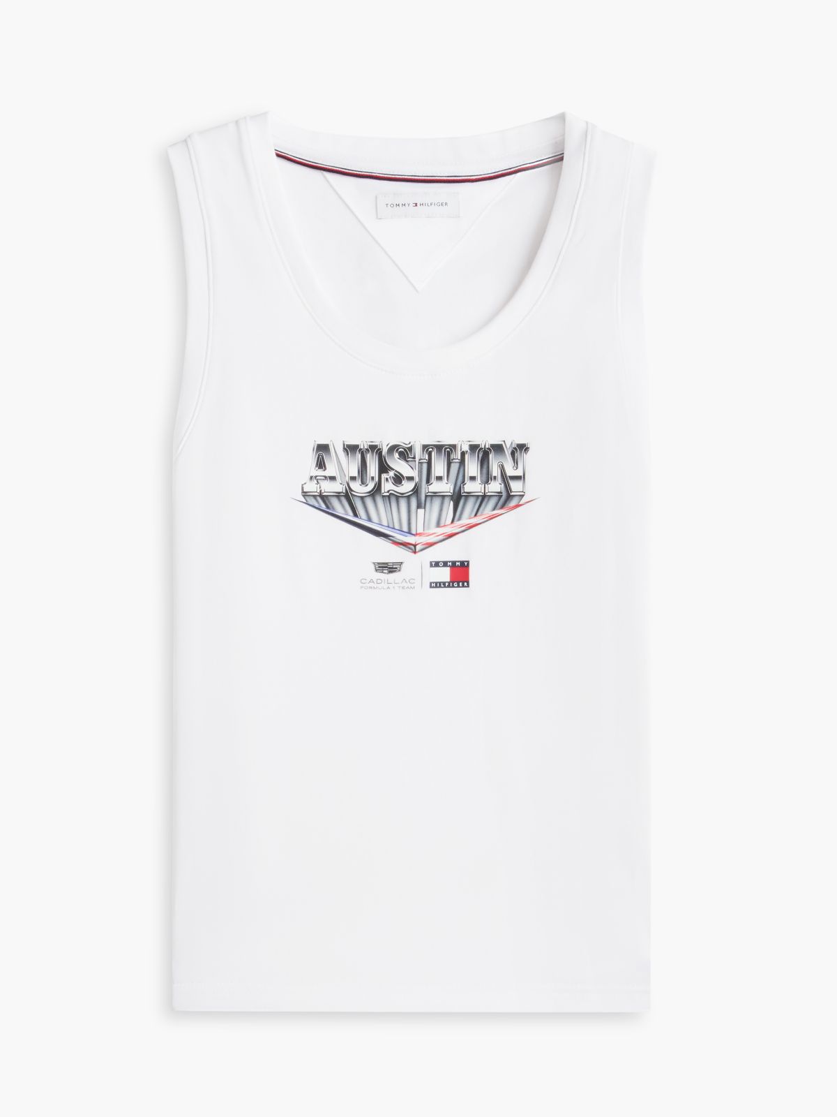 TH x Cadillac Formula 1® Team Austin Tank Top — White