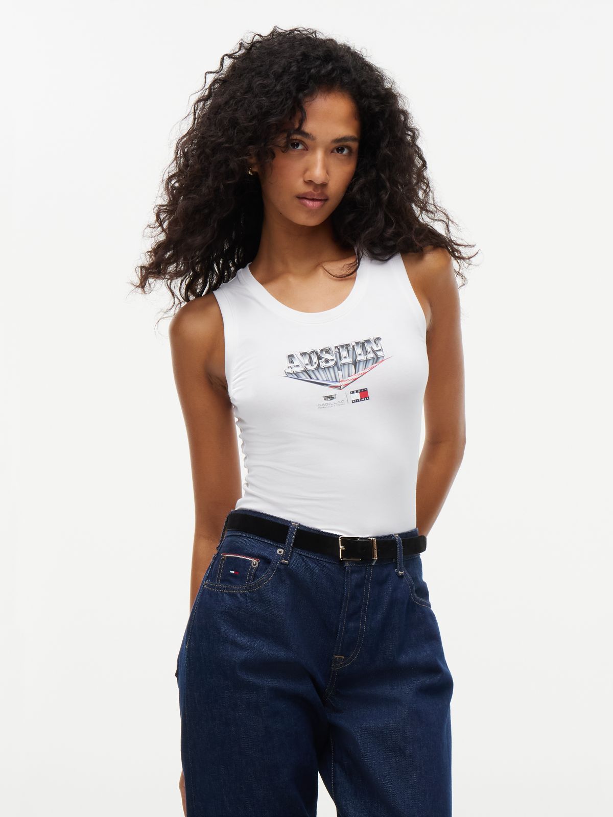 TH x Cadillac Formula 1® Team Austin Tank Top — White