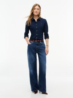 1985 Regular Fit Gold-Tone Button Shirt — Blue 2