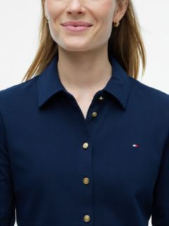 1985 Regular Fit Gold-Tone Button Shirt — Blue 3