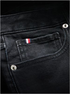 grey harlow mid rise skinny black jeans for women tommy hilfiger