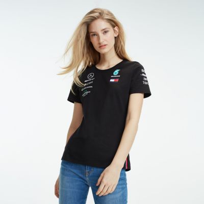 black tommy hilfiger t shirt women's